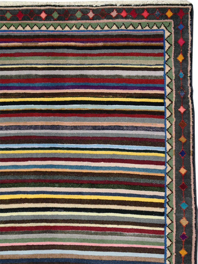 Vintage Persian Kashan Rug, No.27384 - Galerie Shabab