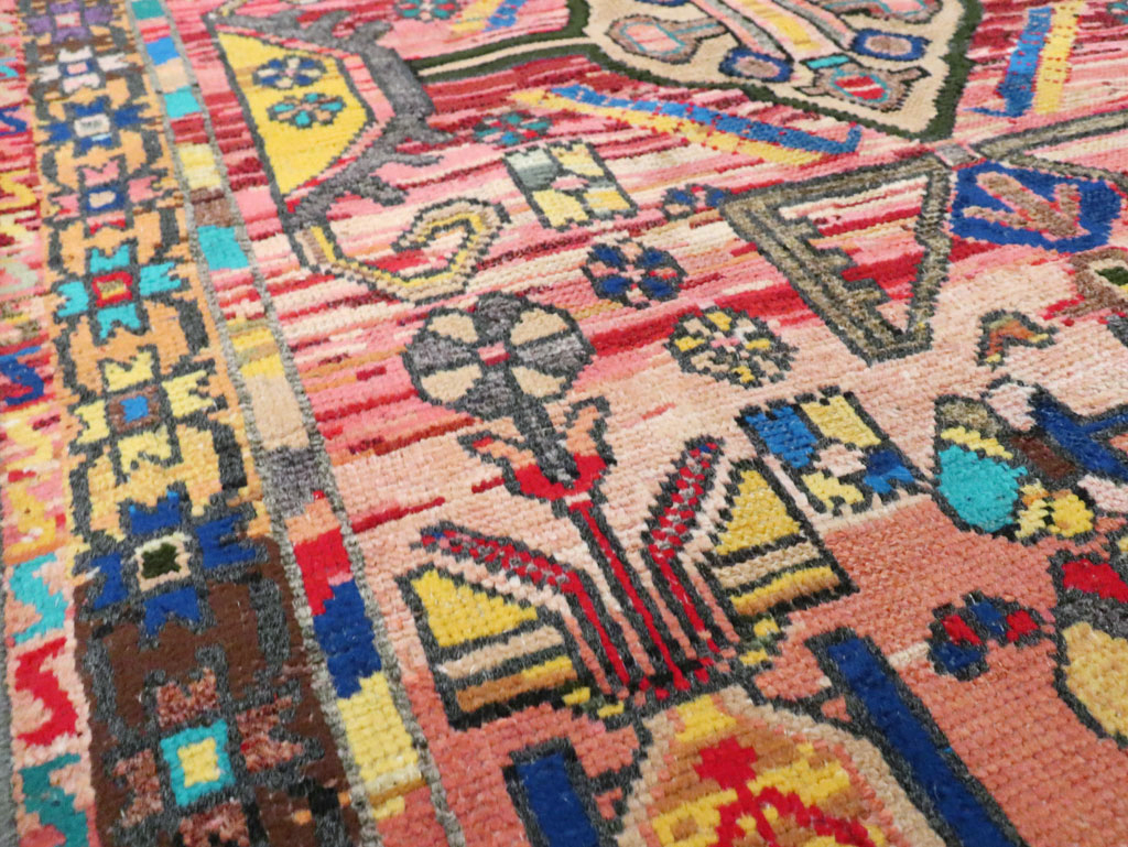 Vintage Persian Hamadan Rug, No.27392 - Galerie Shabab
