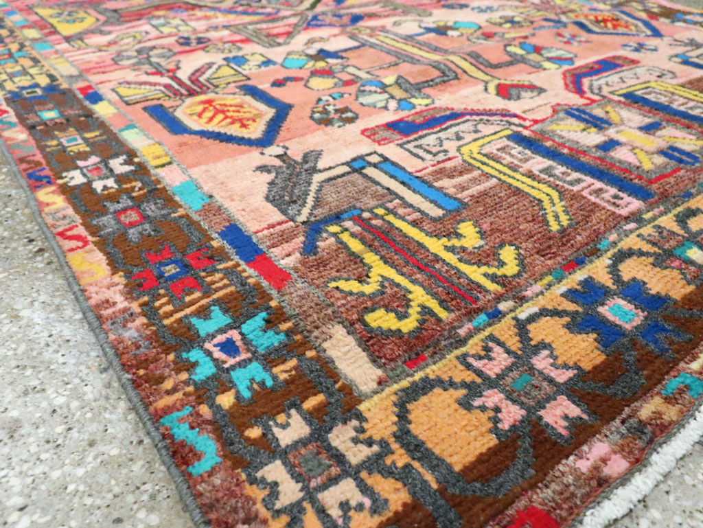 Vintage Persian Hamadan Rug, No.27392 - Galerie Shabab