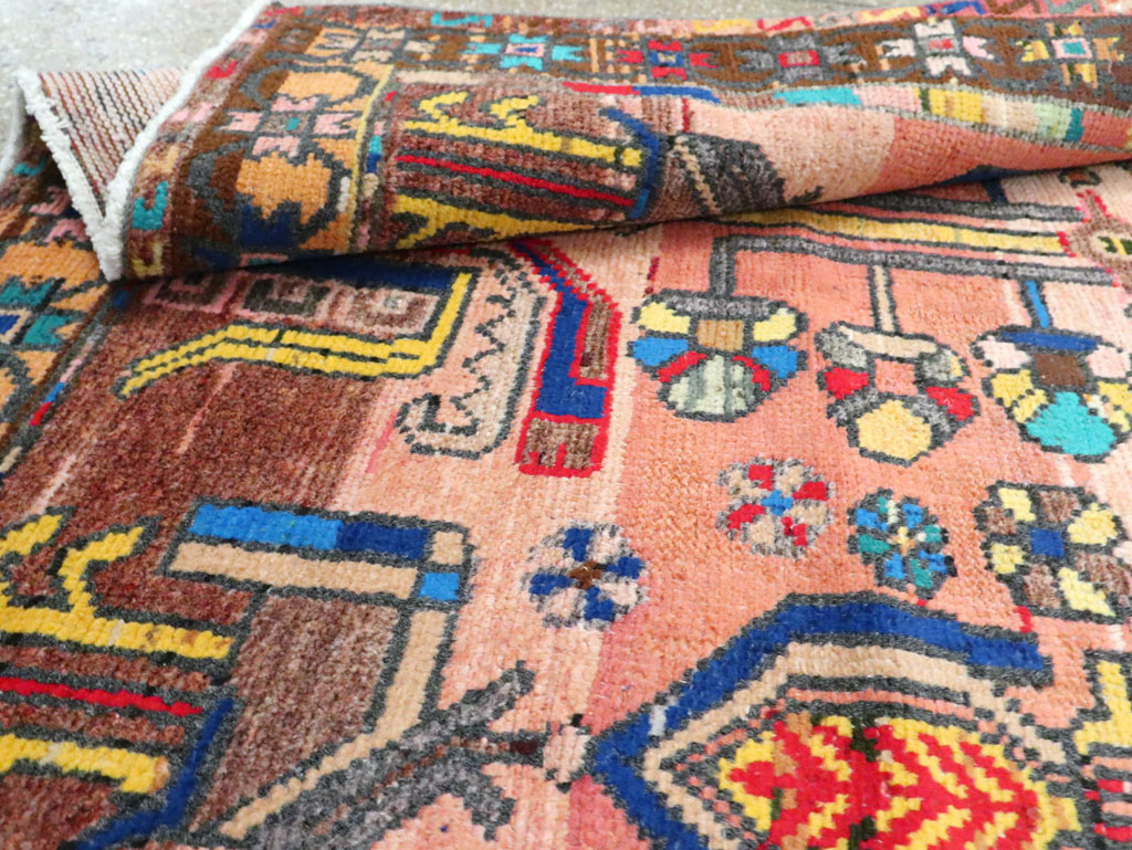 Vintage Persian Hamadan Rug, No.27392 - Galerie Shabab