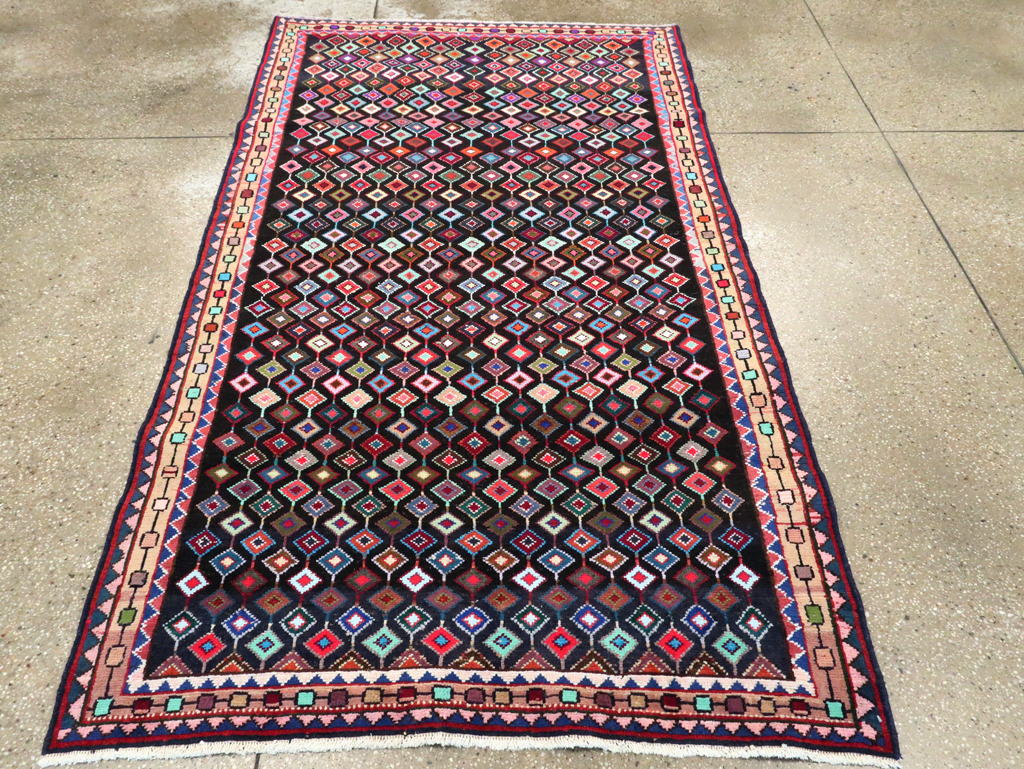 Vintage Persian Hamadan Rug, No.27393 - Galerie Shabab