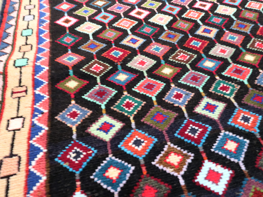 Vintage Persian Hamadan Rug, No.27393 - Galerie Shabab