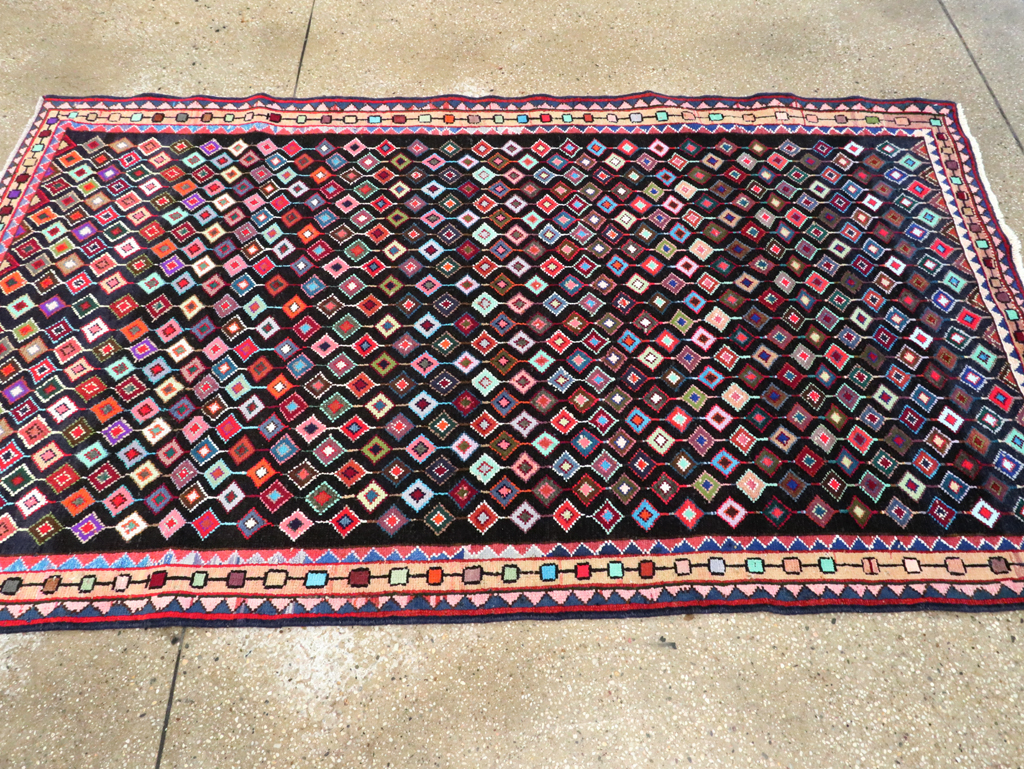 Vintage Persian Hamadan Rug, No.27393 - Galerie Shabab