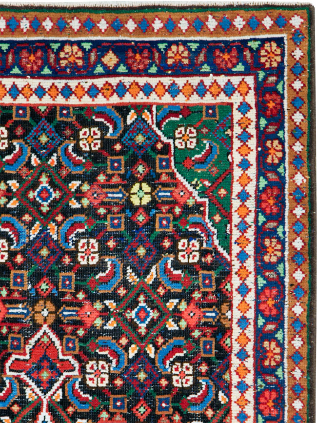 Vintage Persian Hamadan Runner, No.27397 - Galerie Shabab