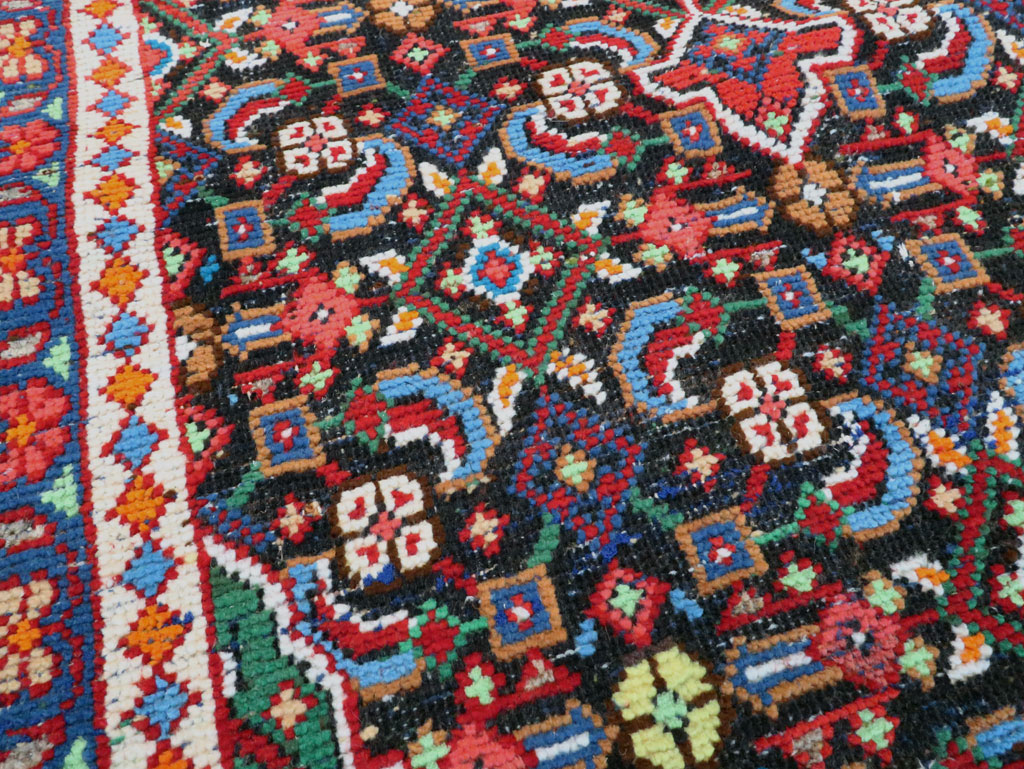 Vintage Persian Hamadan Runner, No.27397 - Galerie Shabab
