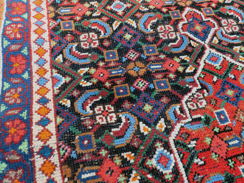 Vintage Persian Hamadan Runner, No.27397 - Galerie Shabab