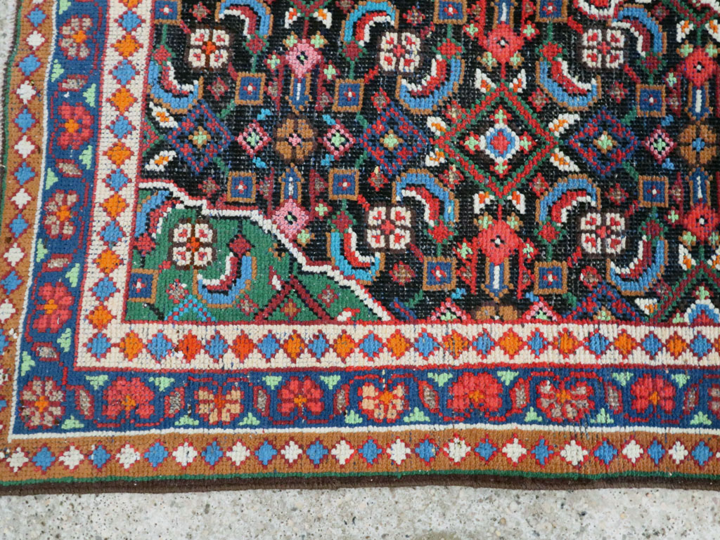 Vintage Persian Hamadan Runner, No.27397 - Galerie Shabab