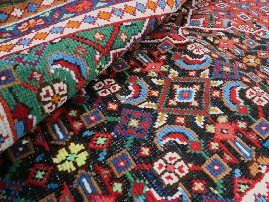 Vintage Persian Hamadan Runner, No.27397 - Galerie Shabab
