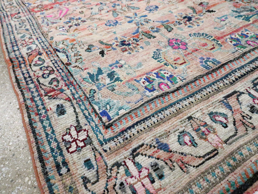 Vintage Persian Mahal Gallery Rug, No.27398 - Galerie Shabab