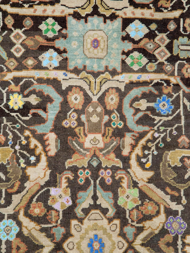 Vintage Persian Mahal Gallery Rug, No.27399 - Galerie Shabab