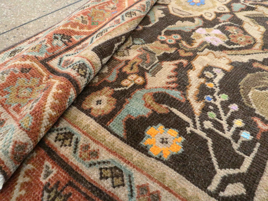 Vintage Persian Mahal Gallery Rug, No.27399 - Galerie Shabab
