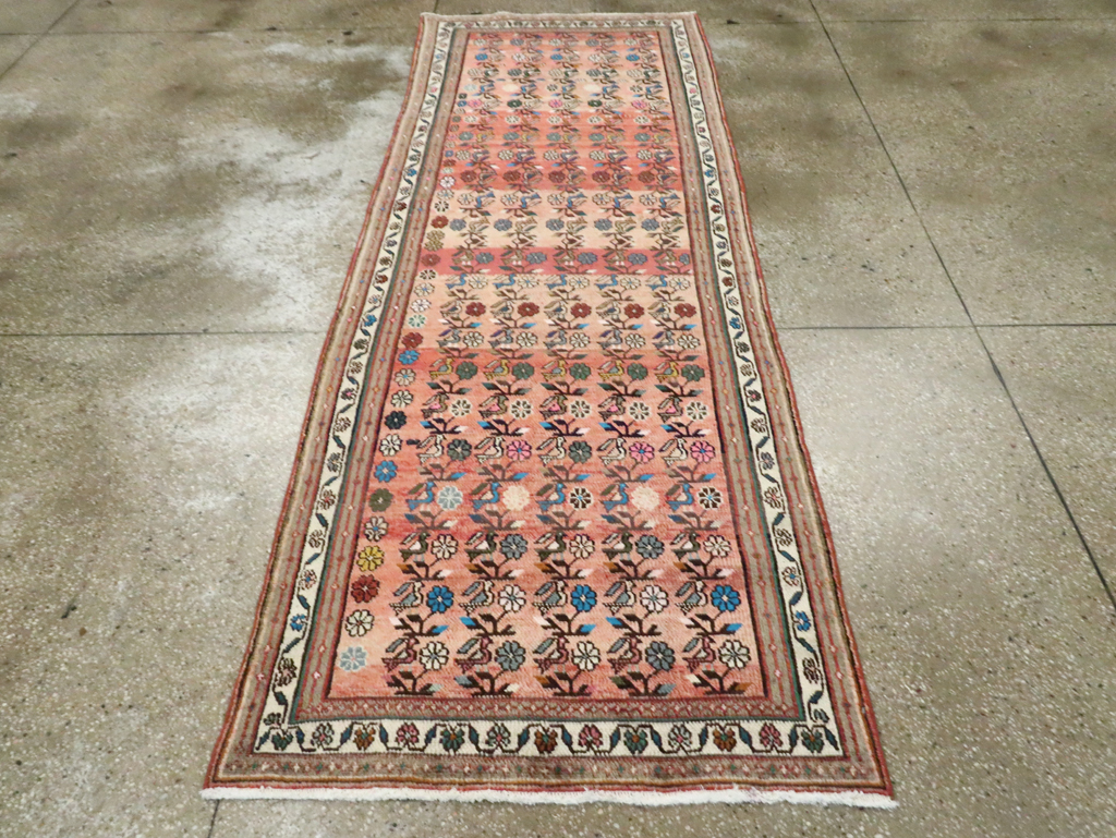 Vintage Persian Hamadan Runner, No.27401 - Galerie Shabab