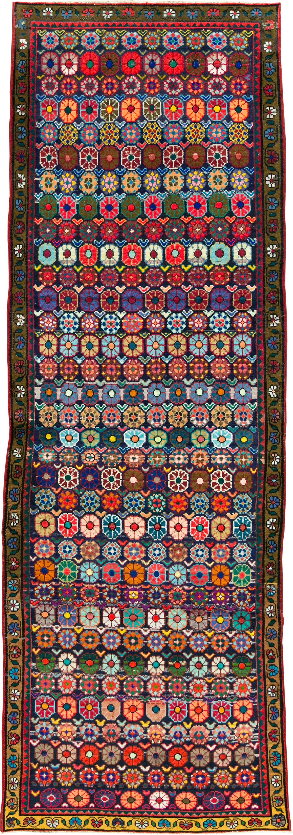 Vintage Persian Hamadan Rug, No.27403 - Galerie Shabab