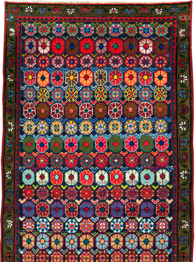 Vintage Persian Hamadan Rug, No.27403 - Galerie Shabab