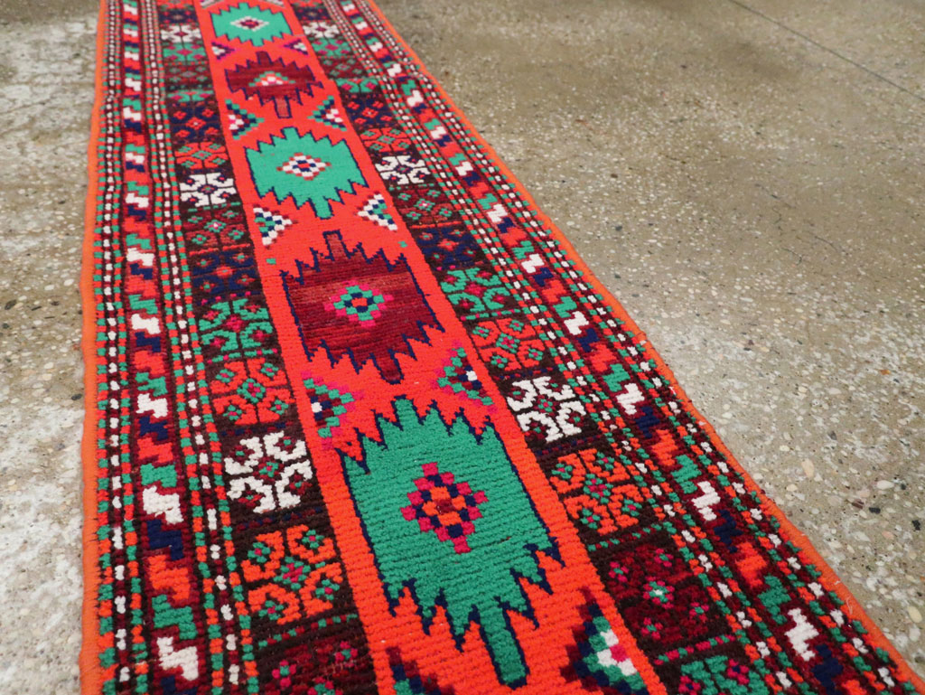 Vintage Persian Hamadan Rug, No.27405 - Galerie Shabab