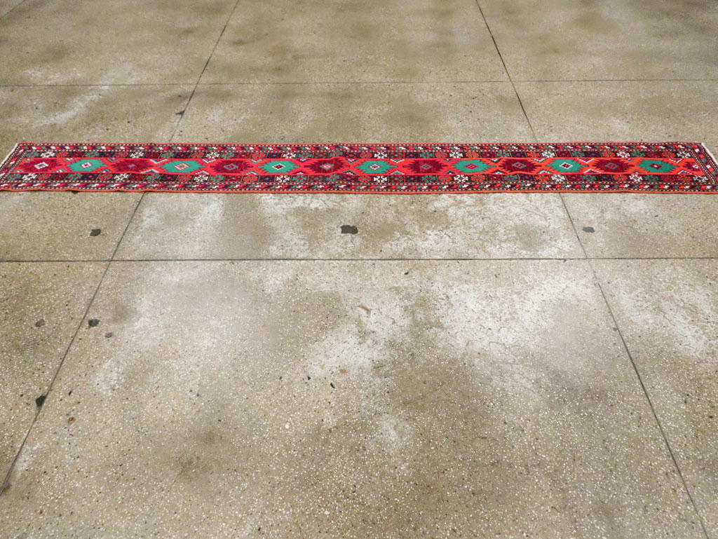 Vintage Persian Hamadan Rug, No.27405 - Galerie Shabab