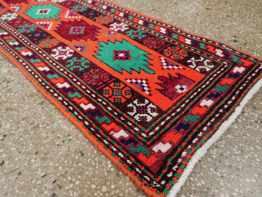 Vintage Persian Hamadan Rug, No.27405 - Galerie Shabab