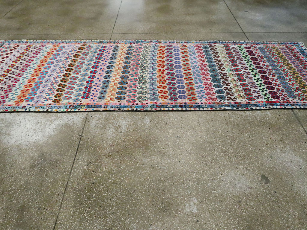 Vintage Persian Hamadan Gallery Rug, No.27406 - Galerie Shabab