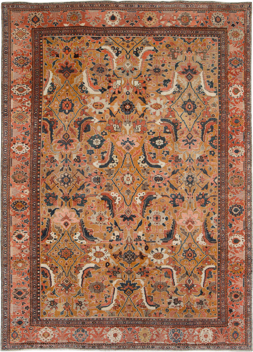 Antique Persian Mahal Carpet, No.27417 - Galerie Shabab