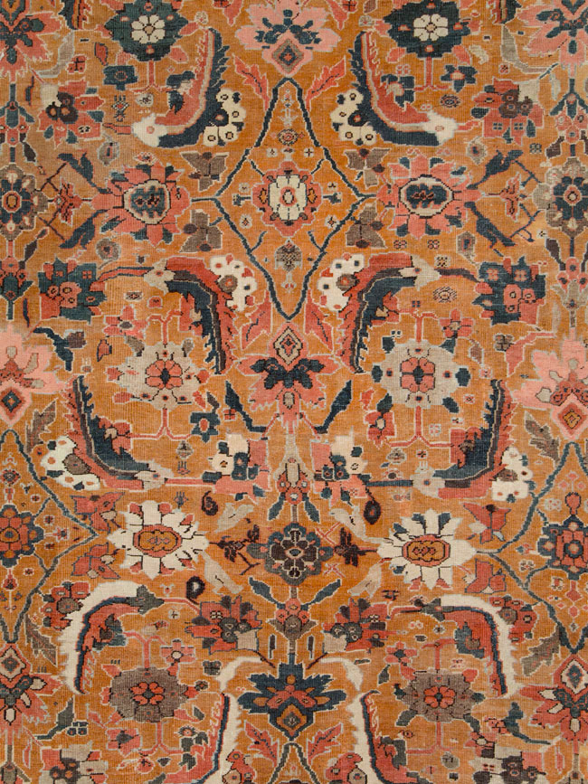 Antique Persian Mahal Carpet, No.27417 - Galerie Shabab