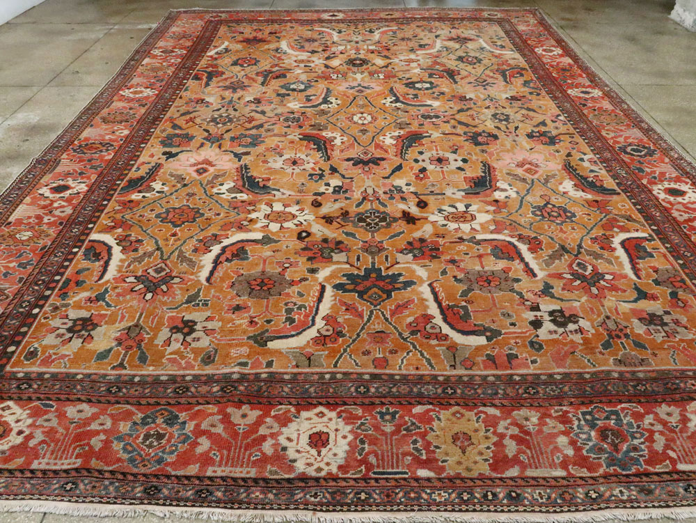 Antique Persian Mahal Carpet, No.27417 - Galerie Shabab