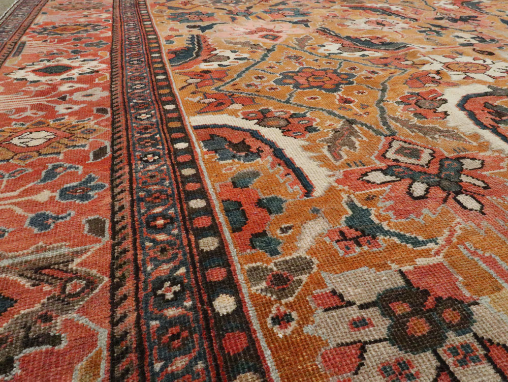 Antique Persian Mahal Carpet, No.27417 - Galerie Shabab