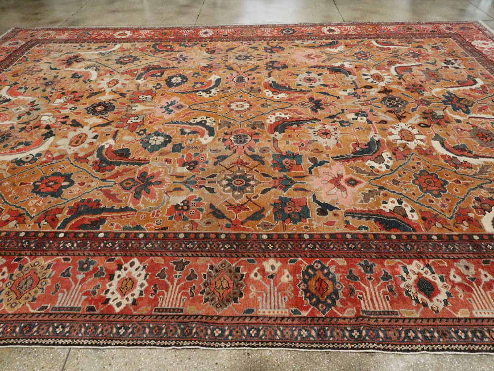 Antique Persian Mahal Carpet, No.27417 - Galerie Shabab