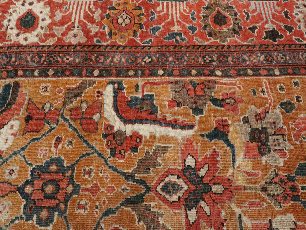 Antique Persian Mahal Carpet, No.27417 - Galerie Shabab
