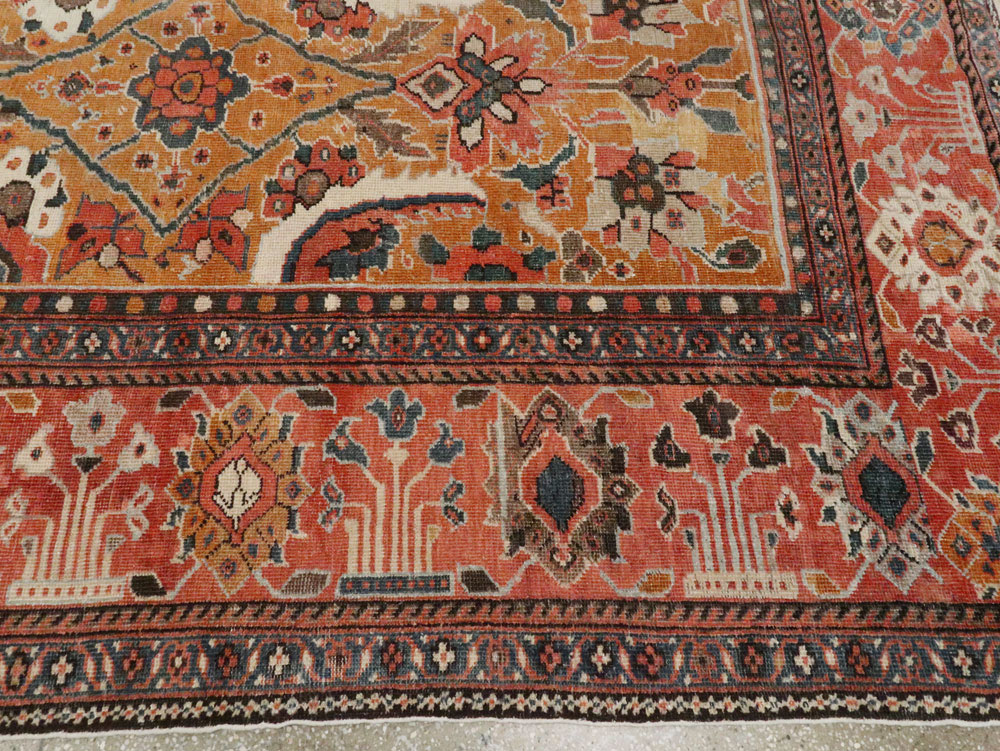 Antique Persian Mahal Carpet, No.27417 - Galerie Shabab