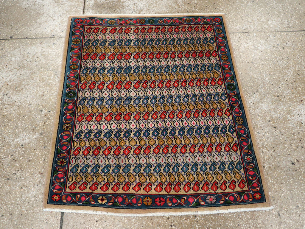 Vintage Persian Mahal Rug, No.27422 - Galerie Shabab