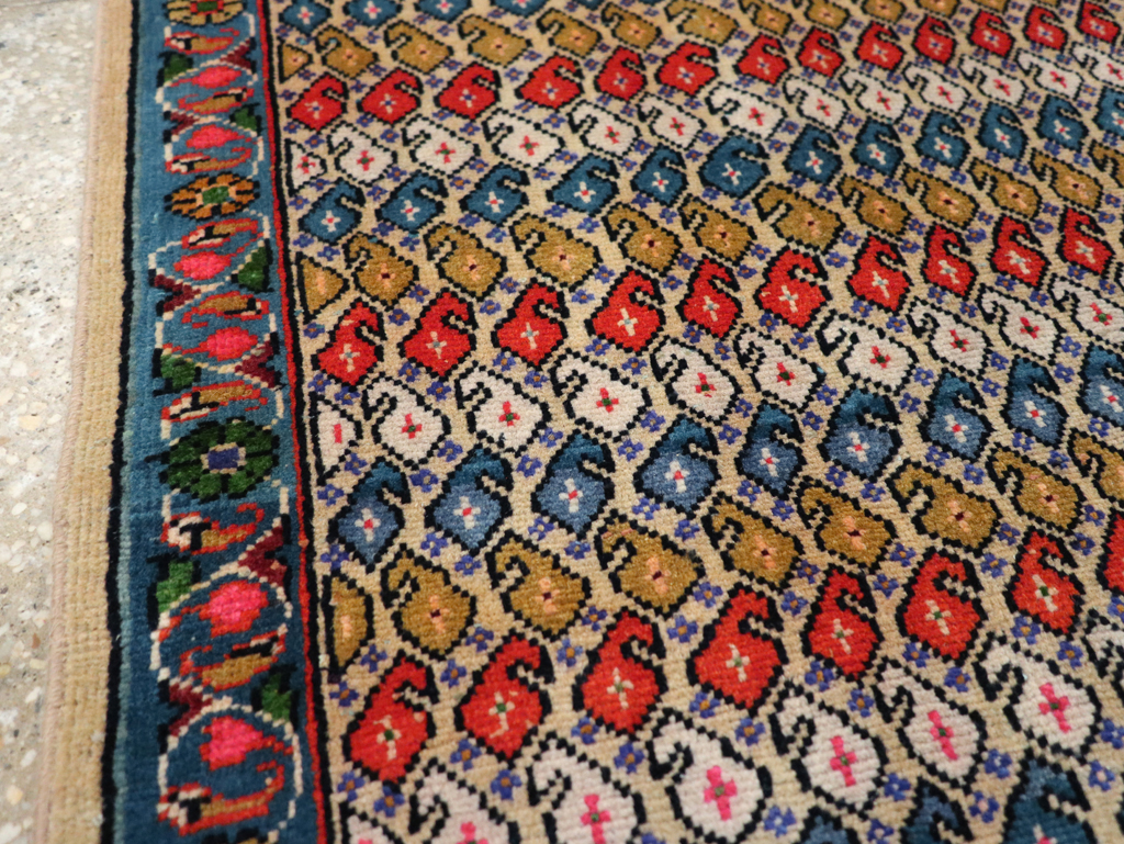 Vintage Persian Mahal Rug, No.27422 - Galerie Shabab