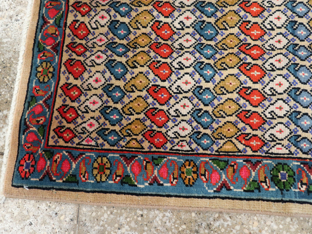 Vintage Persian Mahal Rug, No.27422 - Galerie Shabab