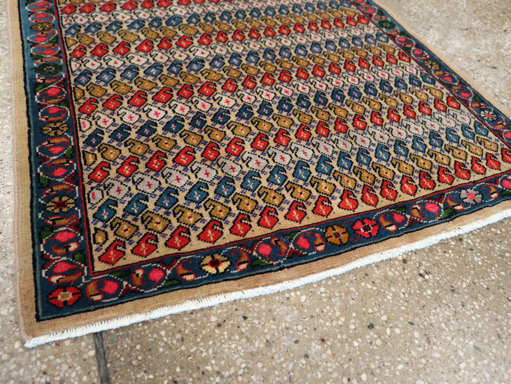 Vintage Persian Mahal Rug, No.27422 - Galerie Shabab