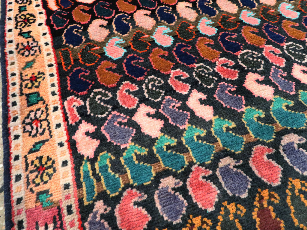 Vintage Persian Hamadan Rug, No.27425 - Galerie Shabab