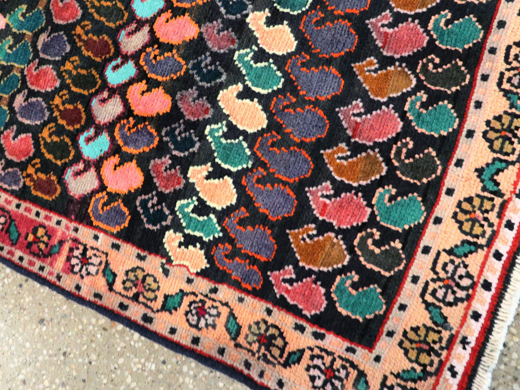 Vintage Persian Hamadan Rug, No.27425 - Galerie Shabab