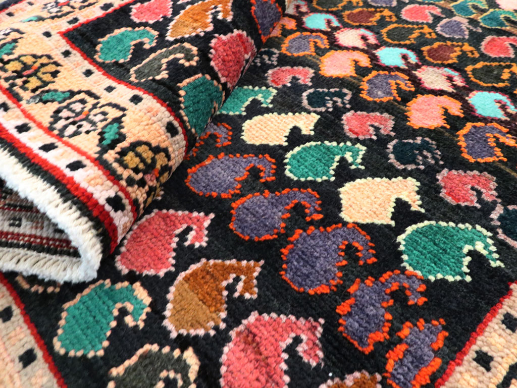 Vintage Persian Hamadan Rug, No.27425 - Galerie Shabab