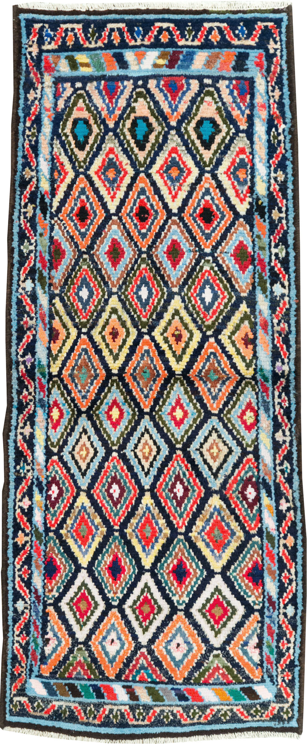 Vintage Persian Hamadan Rug, No.27426 - Galerie Shabab