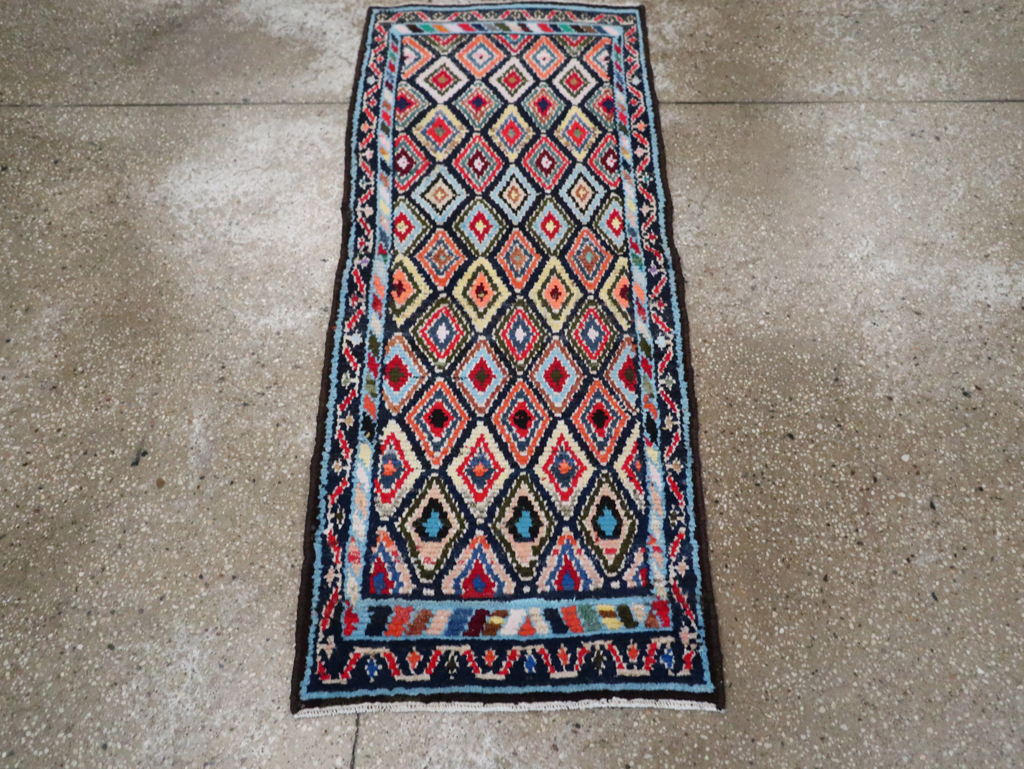 Vintage Persian Hamadan Rug, No.27426 - Galerie Shabab