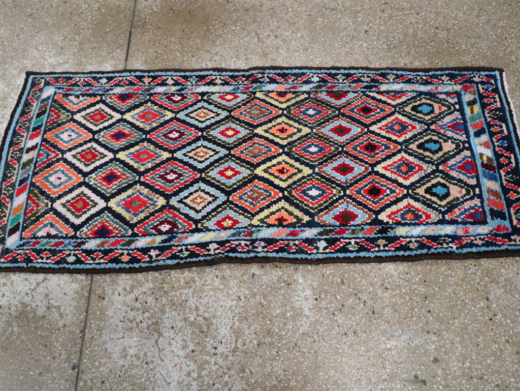 Vintage Persian Hamadan Rug, No.27426 - Galerie Shabab