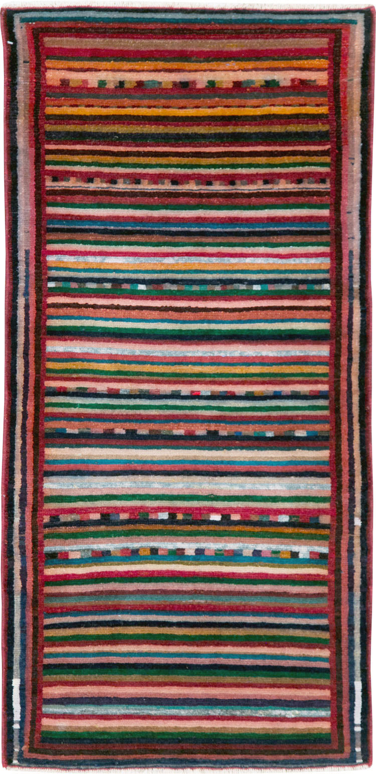 Vintage Persian Mahal Rug, No.27427 - Galerie Shabab