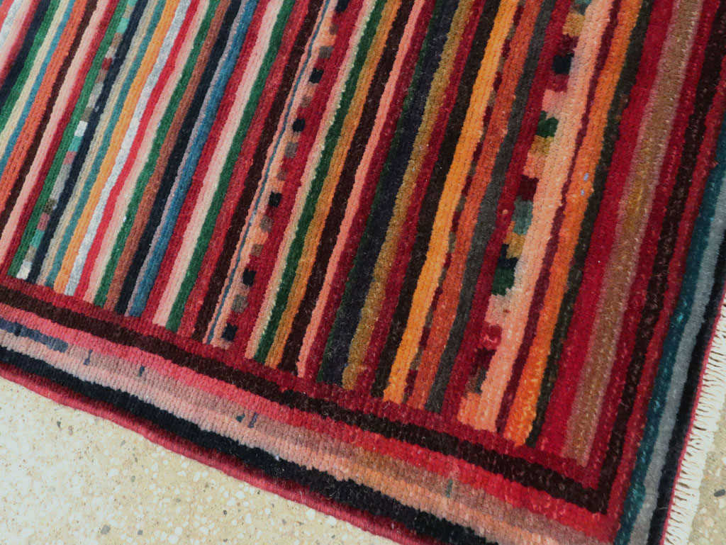 Vintage Persian Mahal Rug, No.27427 - Galerie Shabab