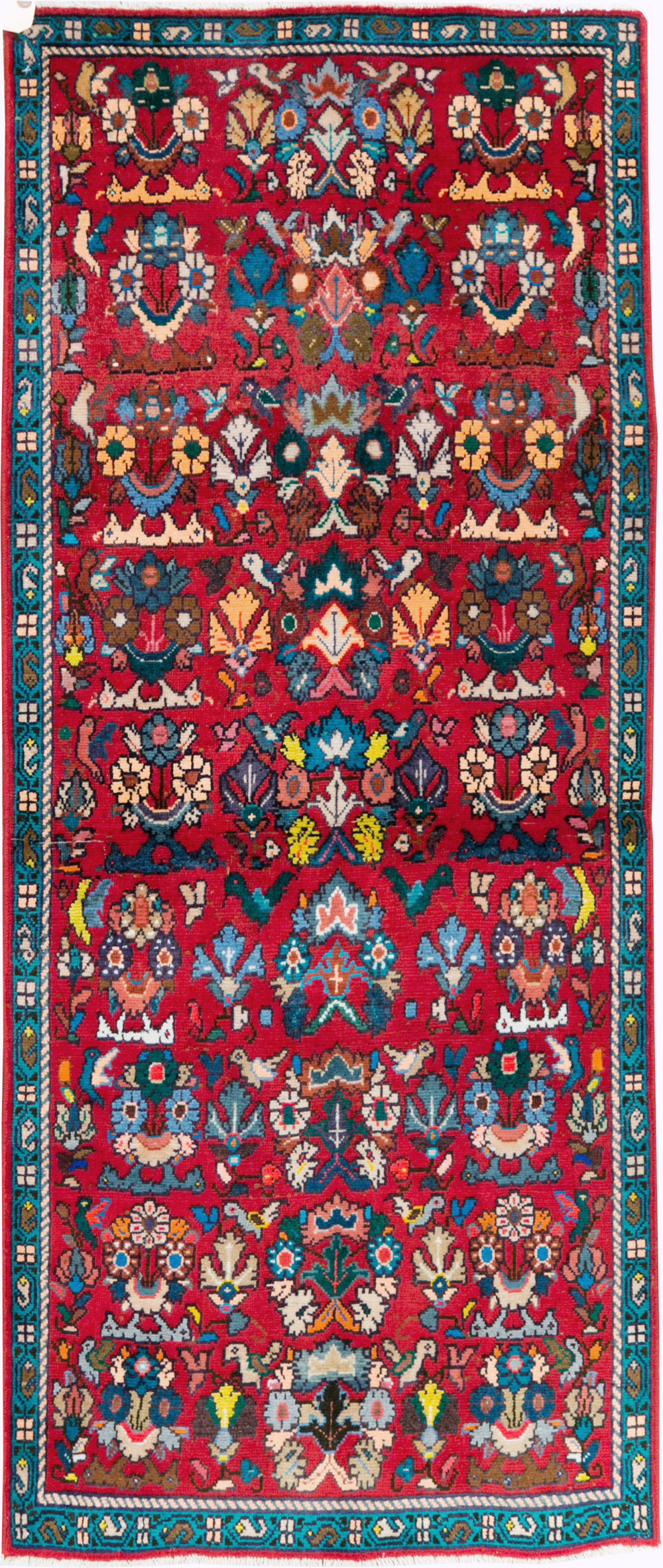 Vintage Persian Mahal Rug, No.27430 - Galerie Shabab