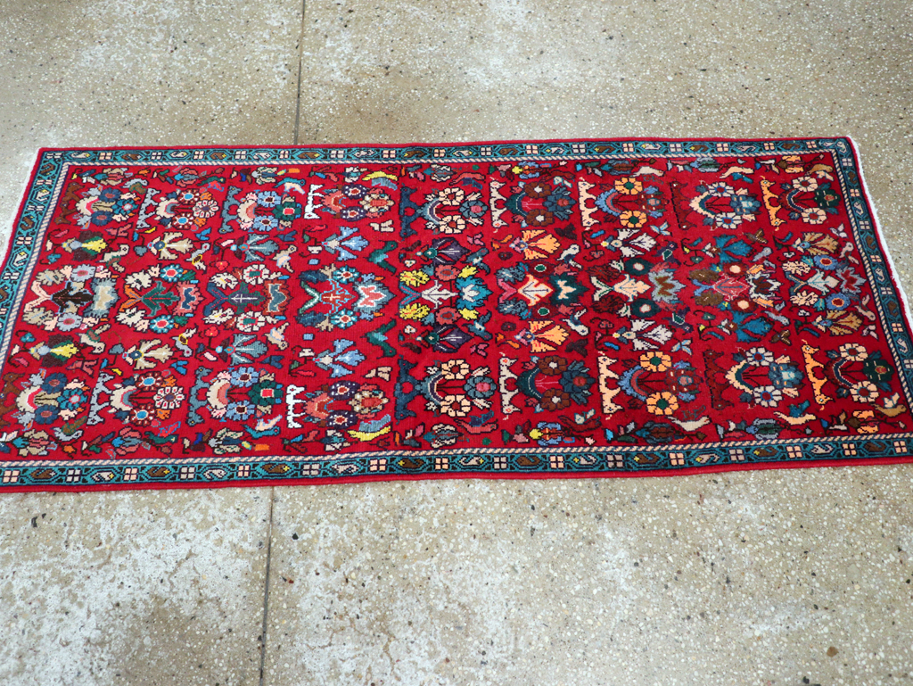 Vintage Persian Mahal Rug, No.27430 - Galerie Shabab