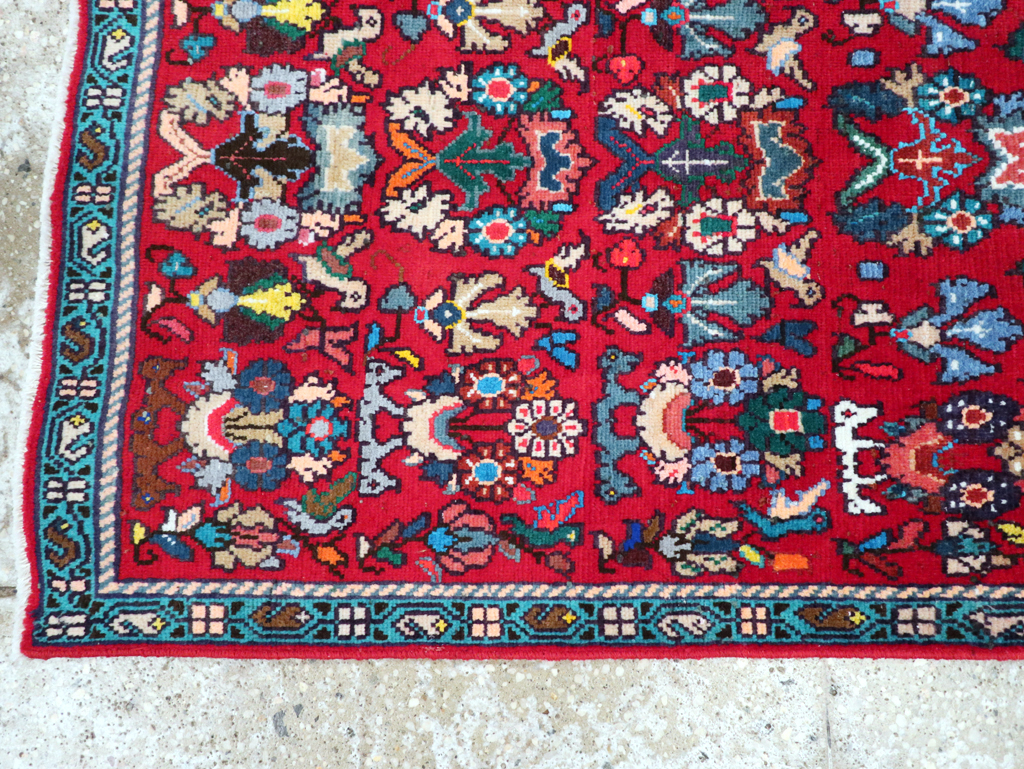 Vintage Persian Mahal Rug, No.27430 - Galerie Shabab