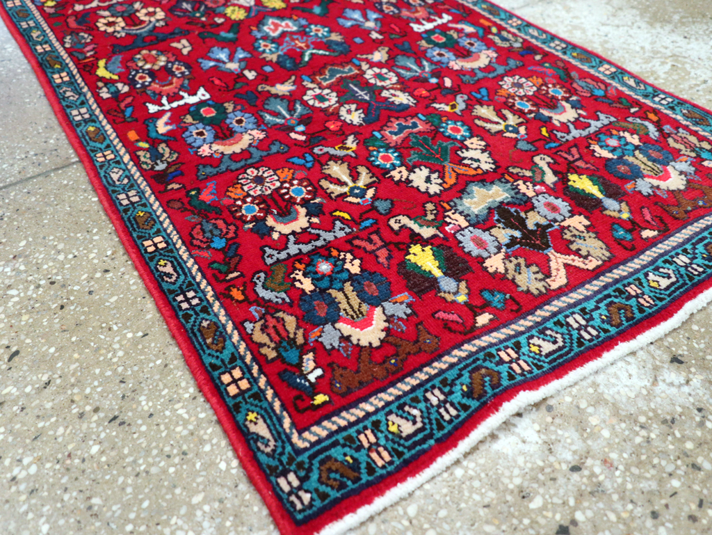 Vintage Persian Mahal Rug, No.27430 - Galerie Shabab