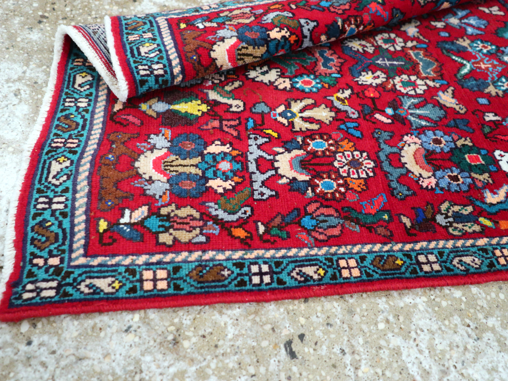Vintage Persian Mahal Rug, No.27430 - Galerie Shabab