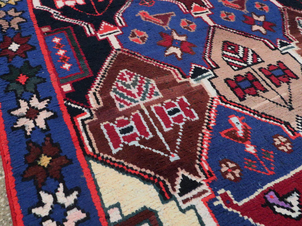 Vintage Persian Hamadan Rug, No.27436 - Galerie Shabab