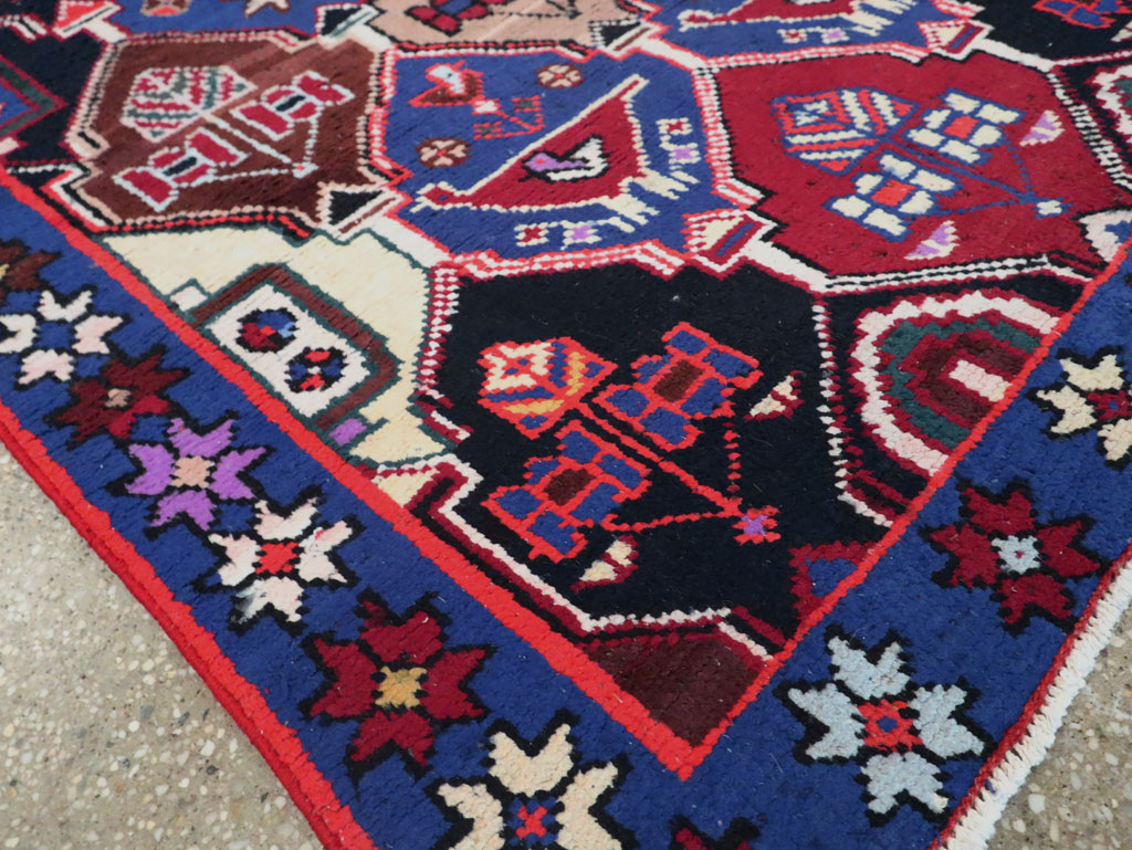 Vintage Persian Hamadan Rug, No.27436 - Galerie Shabab