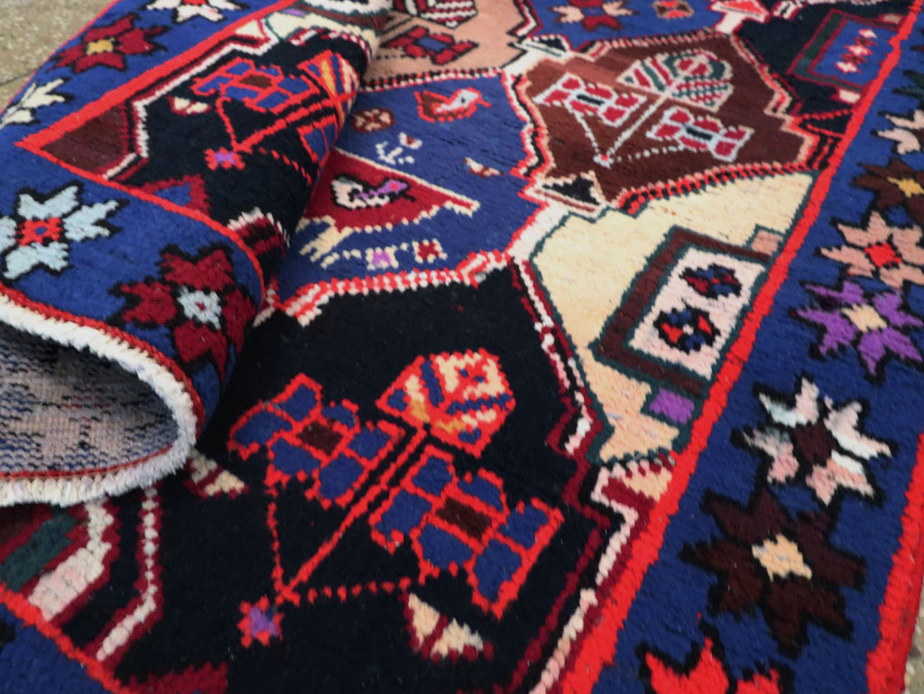 Vintage Persian Hamadan Rug, No.27436 - Galerie Shabab