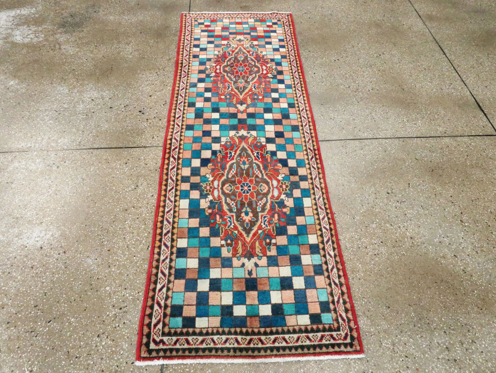 Vintage Persian Mahal Rug, No.27438 - Galerie Shabab